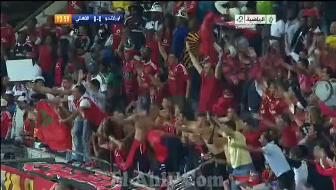 هدف تريكه في اورلاندو في ذهاب نهائي دوري ابطال افريقيا