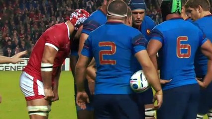 Funny! Clip of Cudmore eavesdropping on French huddle