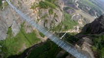 Check Out the World's Longest Glass-Bottomed Suspension Bridge