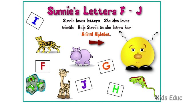 Alphabet F J, Preschool Activity, Educational Baby Games, Quick Learning, Kids Cartoon