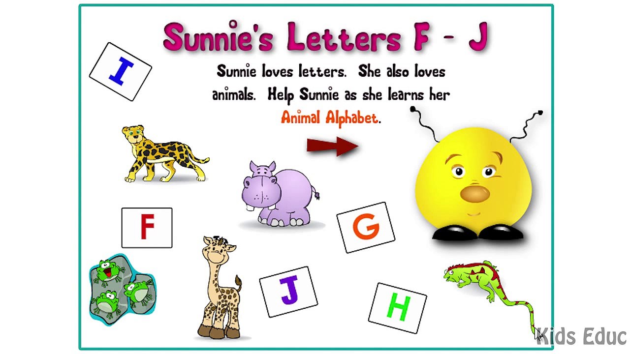 Alphabet F J, Preschool Activity, Educational Baby Games, Quick Learning, Kids Cartoon