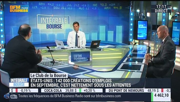 Le Club de la Bourse: Christian Parisot, Franck Dixmier et Alexandre Baradez - 02/10