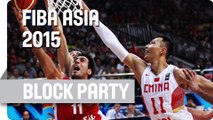 China's block party against Iran - 2015 FIBA Asia Championship