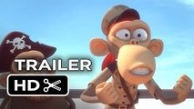 Primates Of The Caribbean Official DVD Release Trailer (2013) - Animated Comedy HD