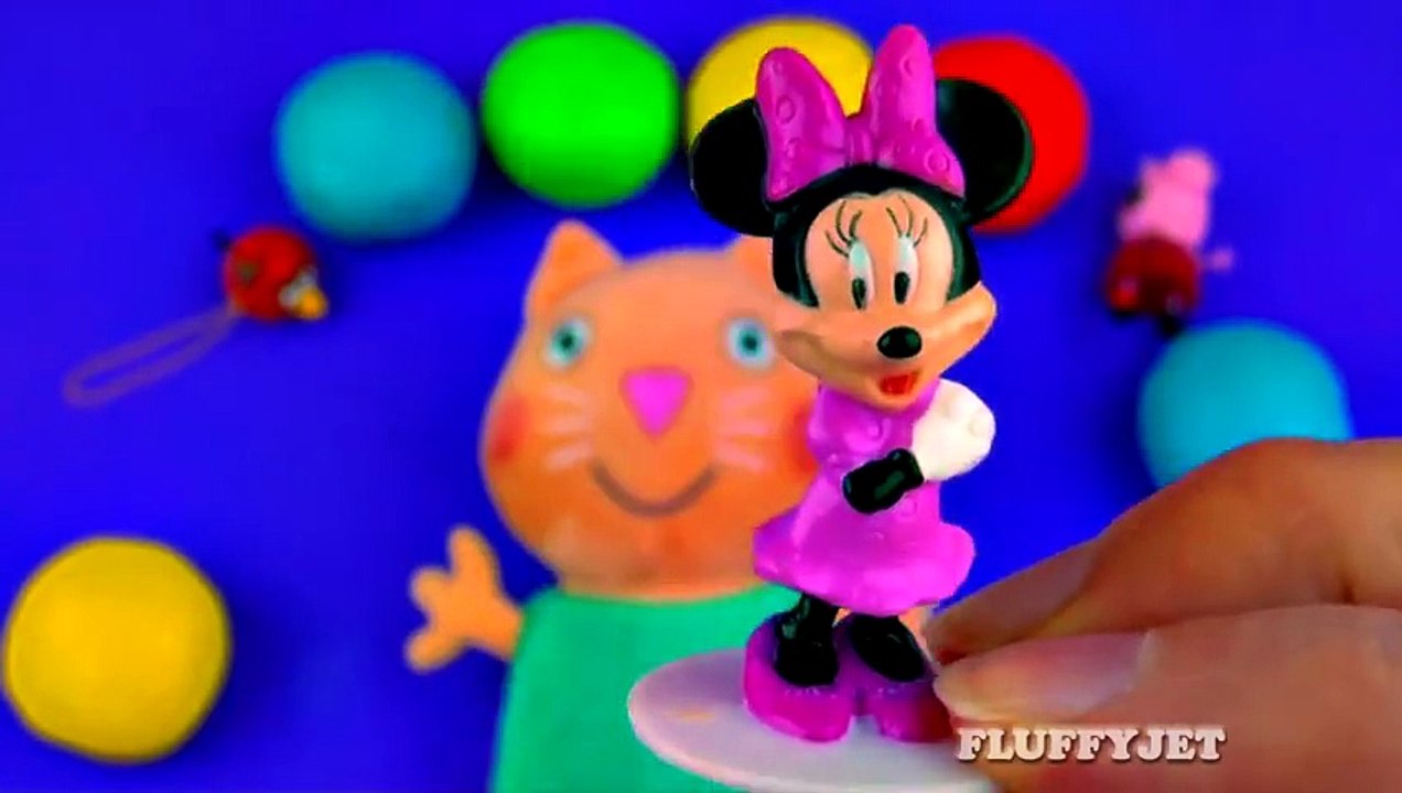 Play-Doh Suprise Eggs with Candy Cat Peppa Pig Sesame Street Shopkins Minnie Mouse LPS FluffyJet [Full Episode]
