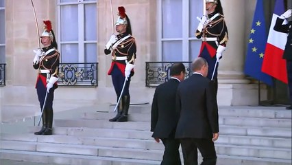 Poutine à l'Elysée pour s'entretenir de la Syrie avec Hollande