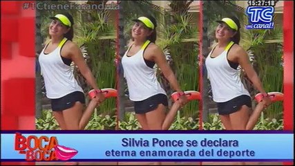 Silvia Ponce se declara eterna enamorada del deporte