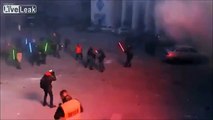 Lightsabers Added To A Ukraine Riot Video