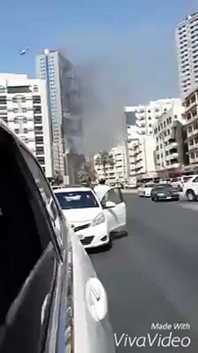 sharja uae fire video