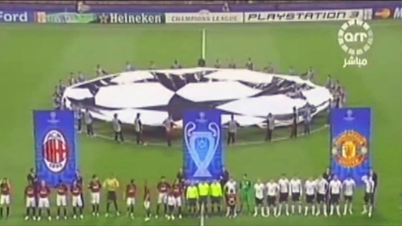 ملخص مباراة ميلان 3-0 مانشستر يونايتد - ذهاب نص...