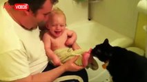 The Cat Is Hungry for Baby Toes So Adorable!!