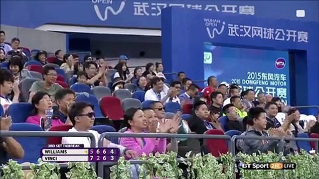 Enervé, Roberta Vinci demande à Venus Williams si elle veut un thé ou un café