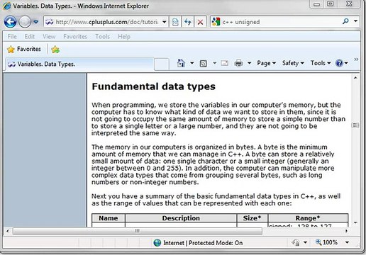 C 05 - Variables and Data types