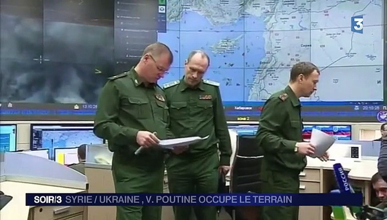 Syrie/Ukraine : Vladimir Poutine occupe le terrain