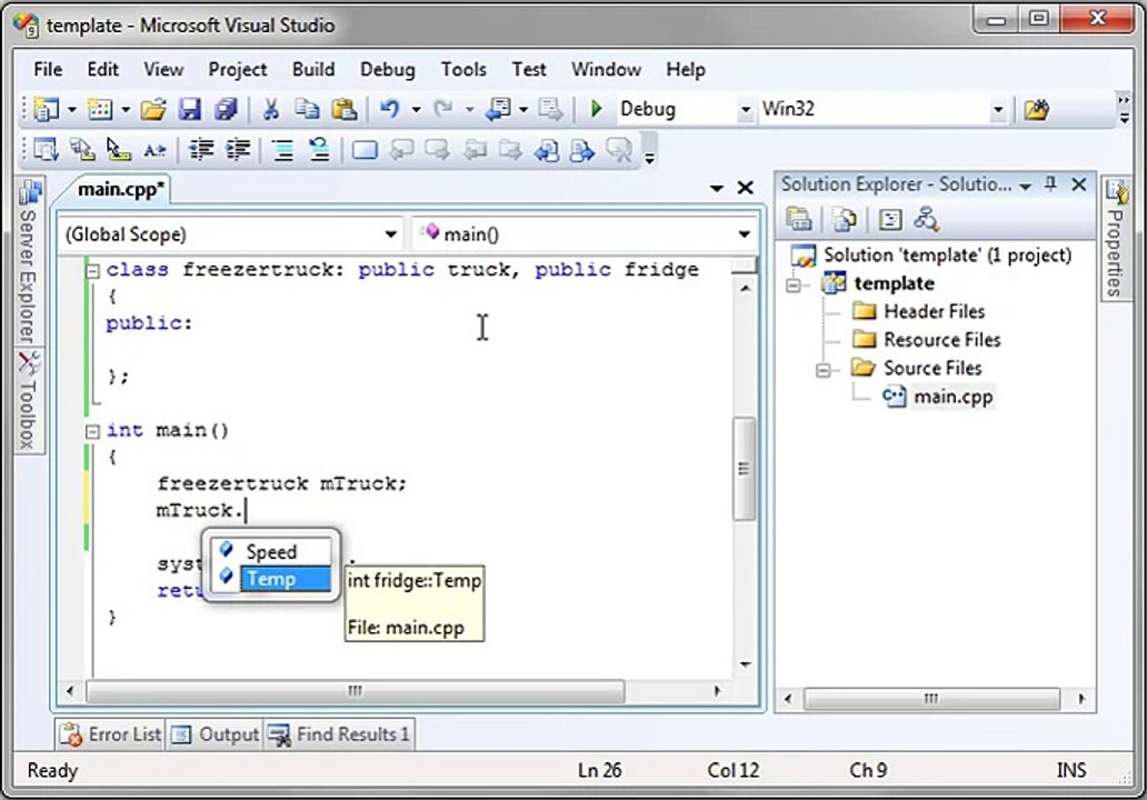 C   23 - Classes inheritance and multiple inheritance