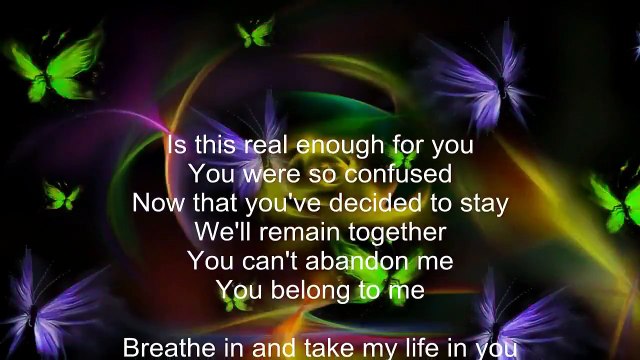 Evanescence – Surrender Song Lyrics
