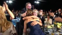 Jennifer Lawrence rips her dress