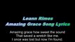 Leann Rimes – Amazing Grace Song Lyrics