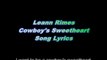 Leann Rimes – Cowboy's Sweetheart Song Lyrics
