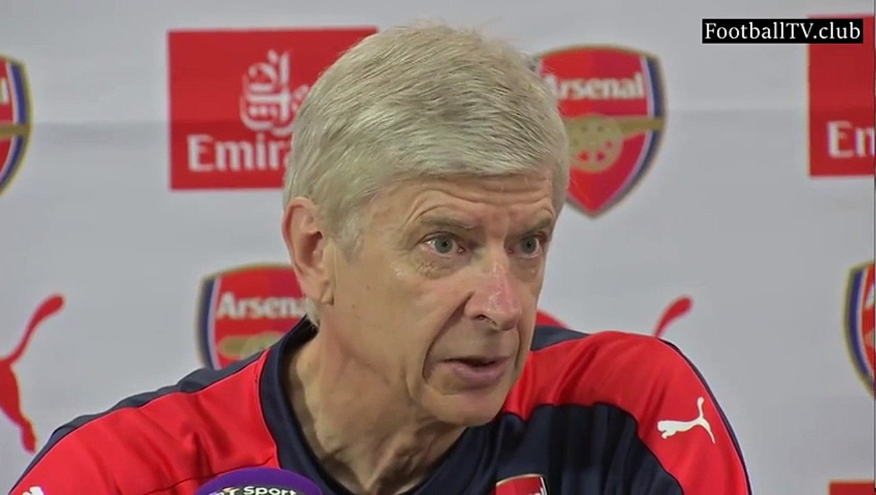Arsene Wenger threatens to end press conference - pre Arsenal vs Manchester United