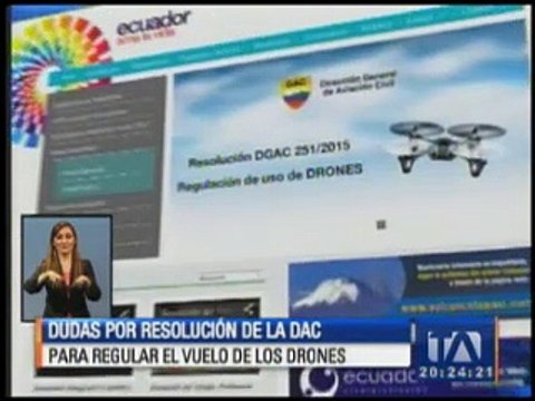 Regulación para vuelo de drones genera dudas