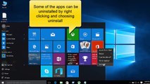 Uninstall defualt windows 10  apps