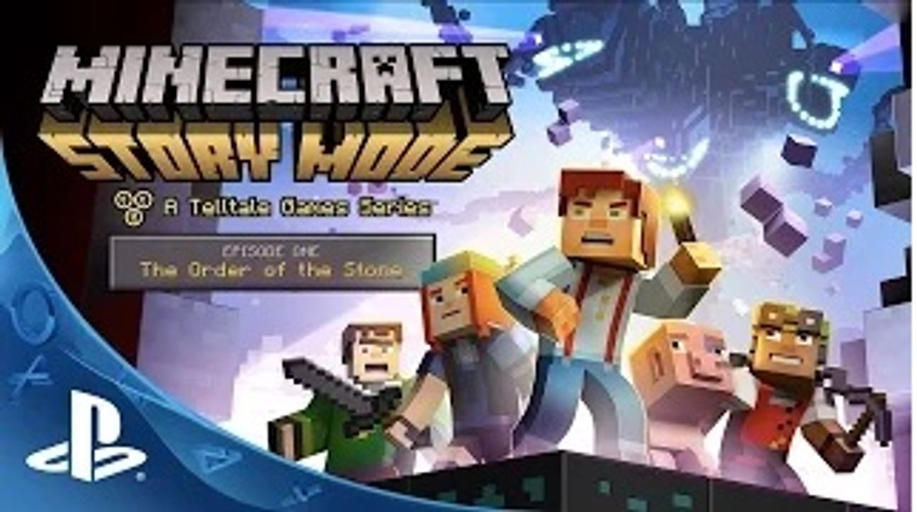 Minecraft- Story Mode - Episode 1- The Order of the Stone Trailer - PS4, PS3
