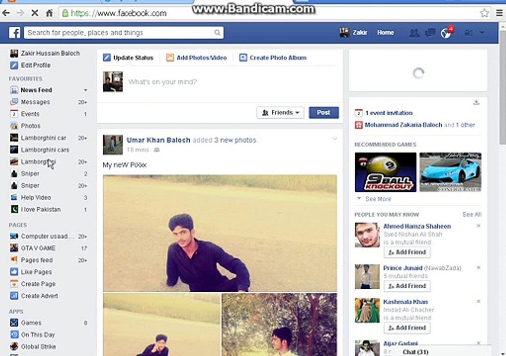 how to add facebook fan page in urdu part 9