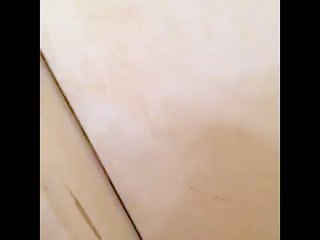 Cute baby admits to drawing on door