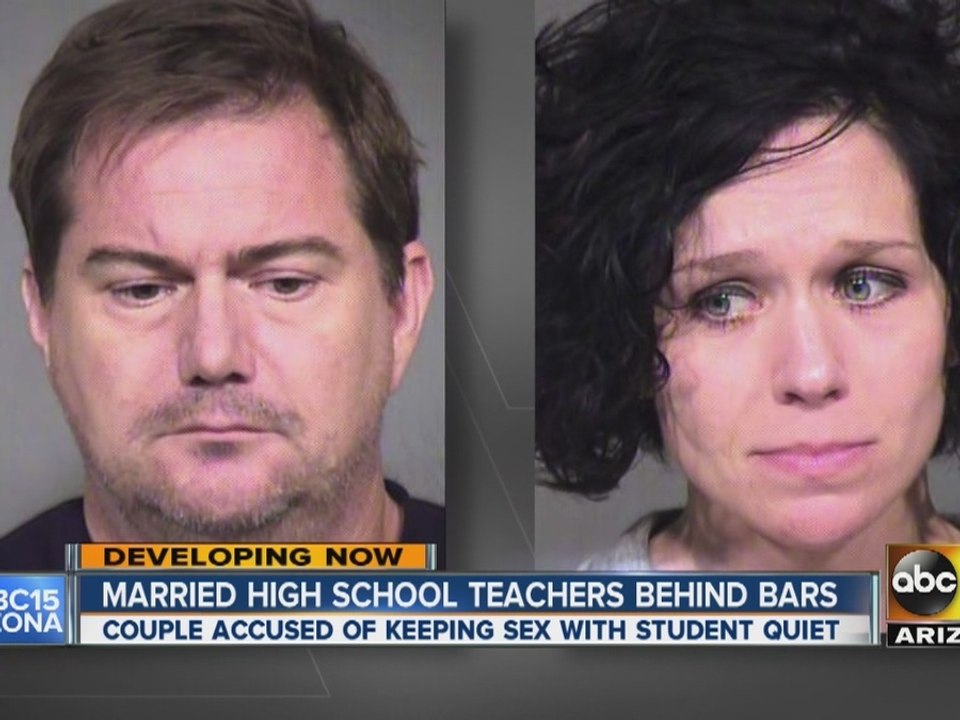 Married high school teachers behind bars