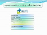 sap automation testing training in usa