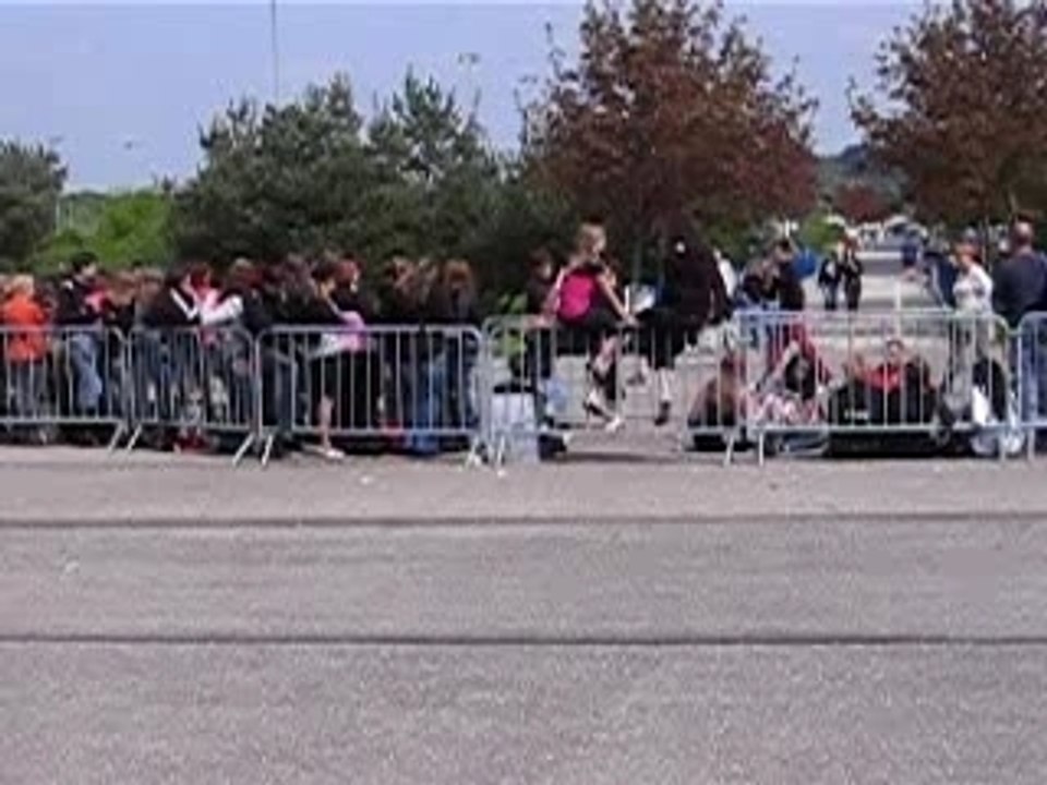 File d'attente au concert de TH !