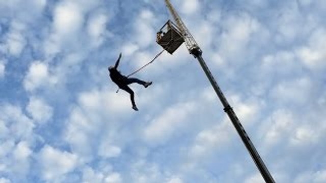 SCAD Tower Worlds Most Crazy Terrifying Free Fall Drop Ride EVER POV Tivoli Friheden Denmark