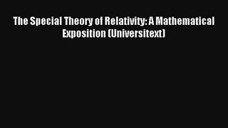AudioBook The Special Theory of Relativity: A Mathematical Exposition (Universitext) Download