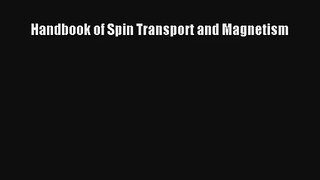 AudioBook Handbook of Spin Transport and Magnetism Online