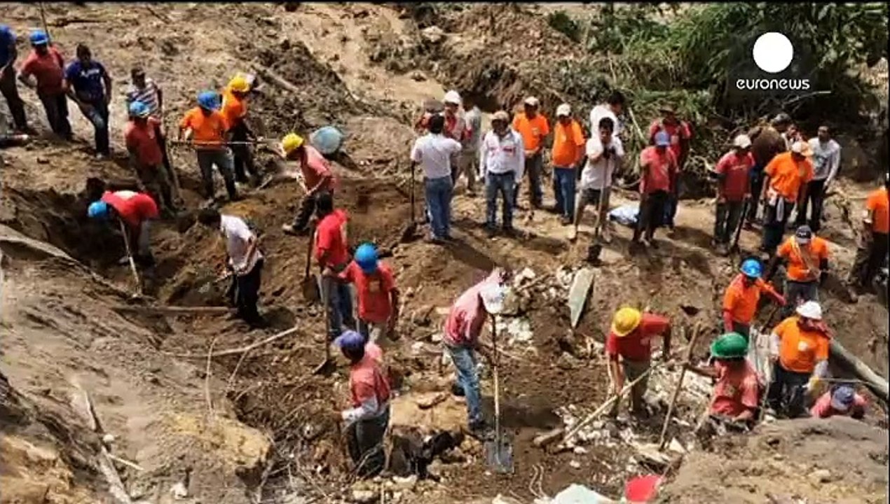 Guatemala: mindestens 30 Tote bei Erdrutsch