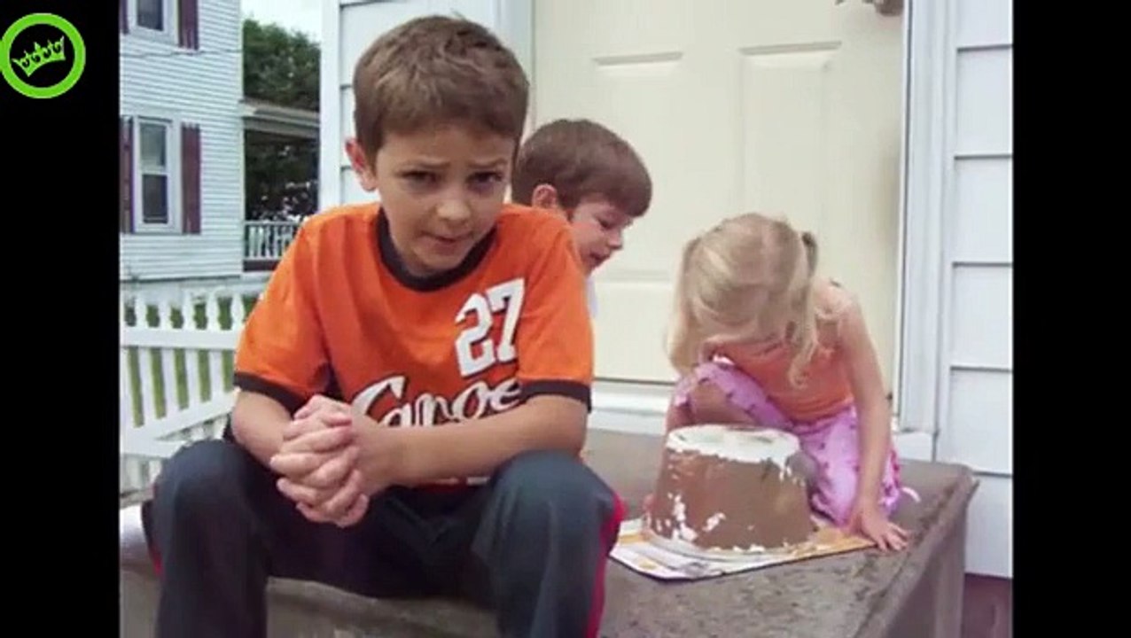 Guilty Faces - The look on his brother and sister's faces haha