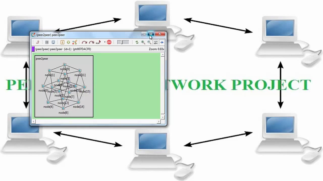 Peer to peer network Project output - P2p Projects