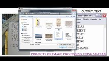 Projects on Image Processing using Matlab output