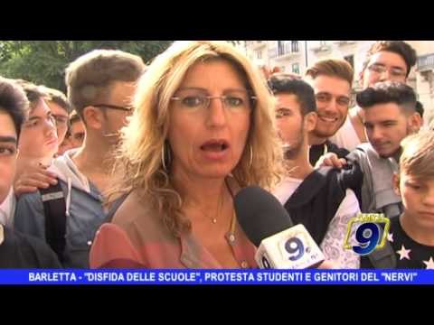 BARLETTA | 'Disfida delle scuole', protesta studenti e genitori del 'Nervi'