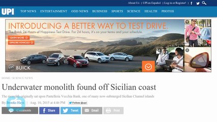 Underwater “Stonehenge” Discovered Near Sicily is Over 10,000 Years Old