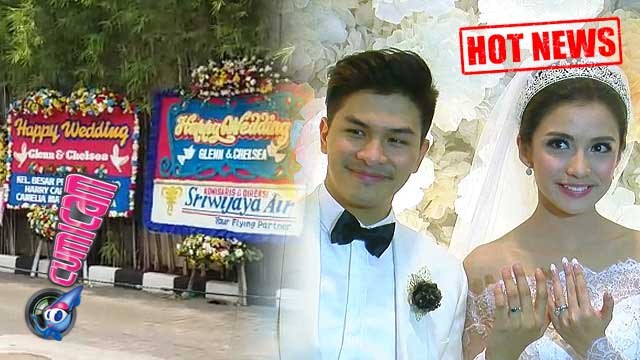 Lokasi Resepsi Glenn-Chelsea Dibanjiri Karangan Bunga - Cumicam 03 Oktober 2015