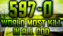 597 - 0 ! WORLD RECORD ! Best K-D on COD ! by other-gun