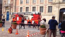 Les pompiers font le show à Lisieux