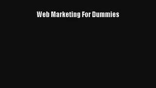 Web Marketing For Dummies Read Download Free