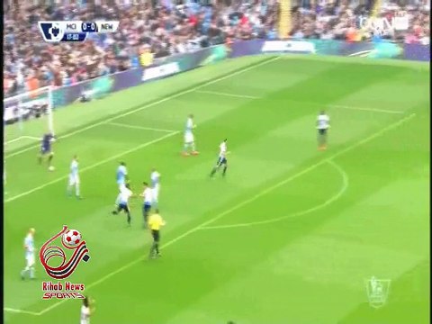 هدف نيوكاسل يونايتد الاول في مانشستر سيتي