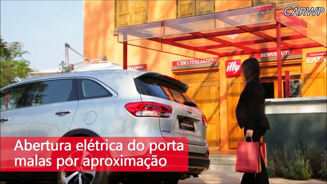 RELEASE R$ 183.900 Kia Sorento 2016 7 lugares FWD aro 18 AT6 3.3 V6 270 cv 32,4 mkgf 1.994 kg @ 60 FPS