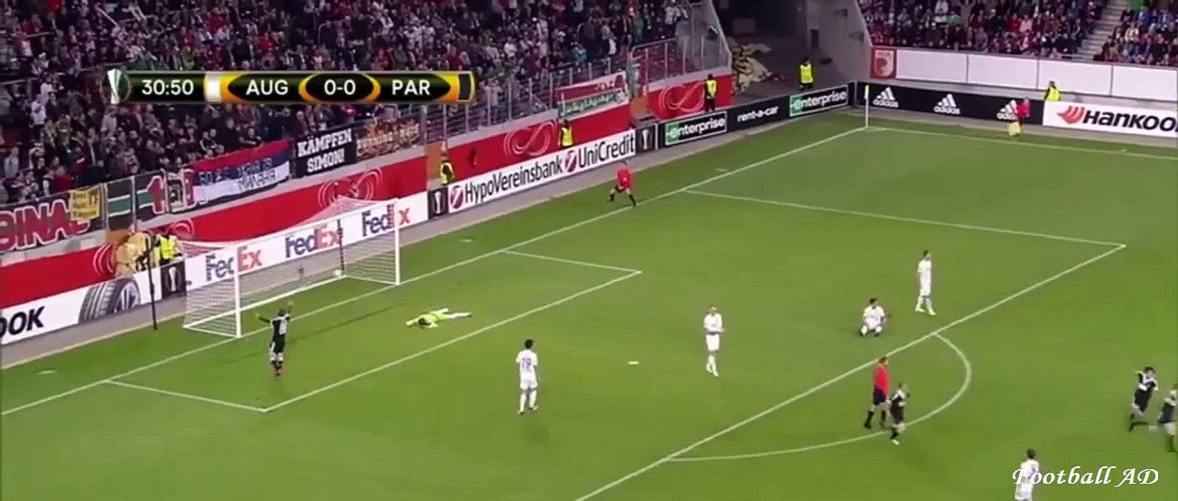 Augsburg - Partizan Beograd 1-3 (Europa League - Group L October 1,2015)