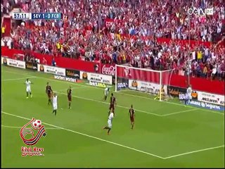 هدف اشبيلية الثاني في برشلونة