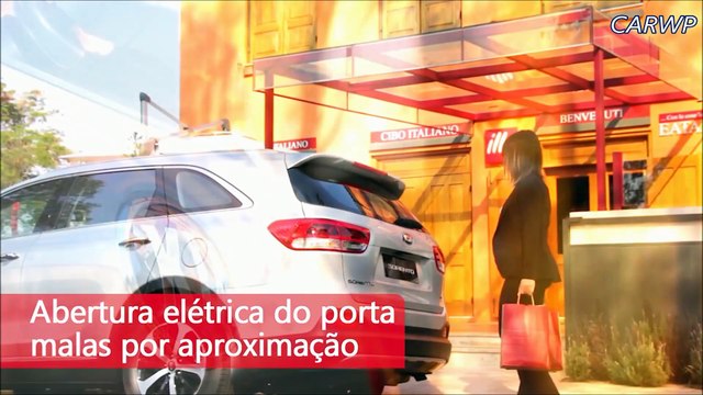 DESIGN R$ 183.900 Kia Sorento 2016 7 lugares FWD aro 18 AT6 3.3 V6 270 cv 32,4 mkgf 1.994 kg @ 60 FPS